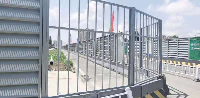 滨江装配式百叶钢构围挡（合肥市政围挡）